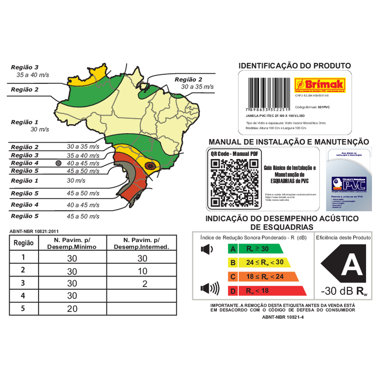 Janela de PVC 2 Folhas 
