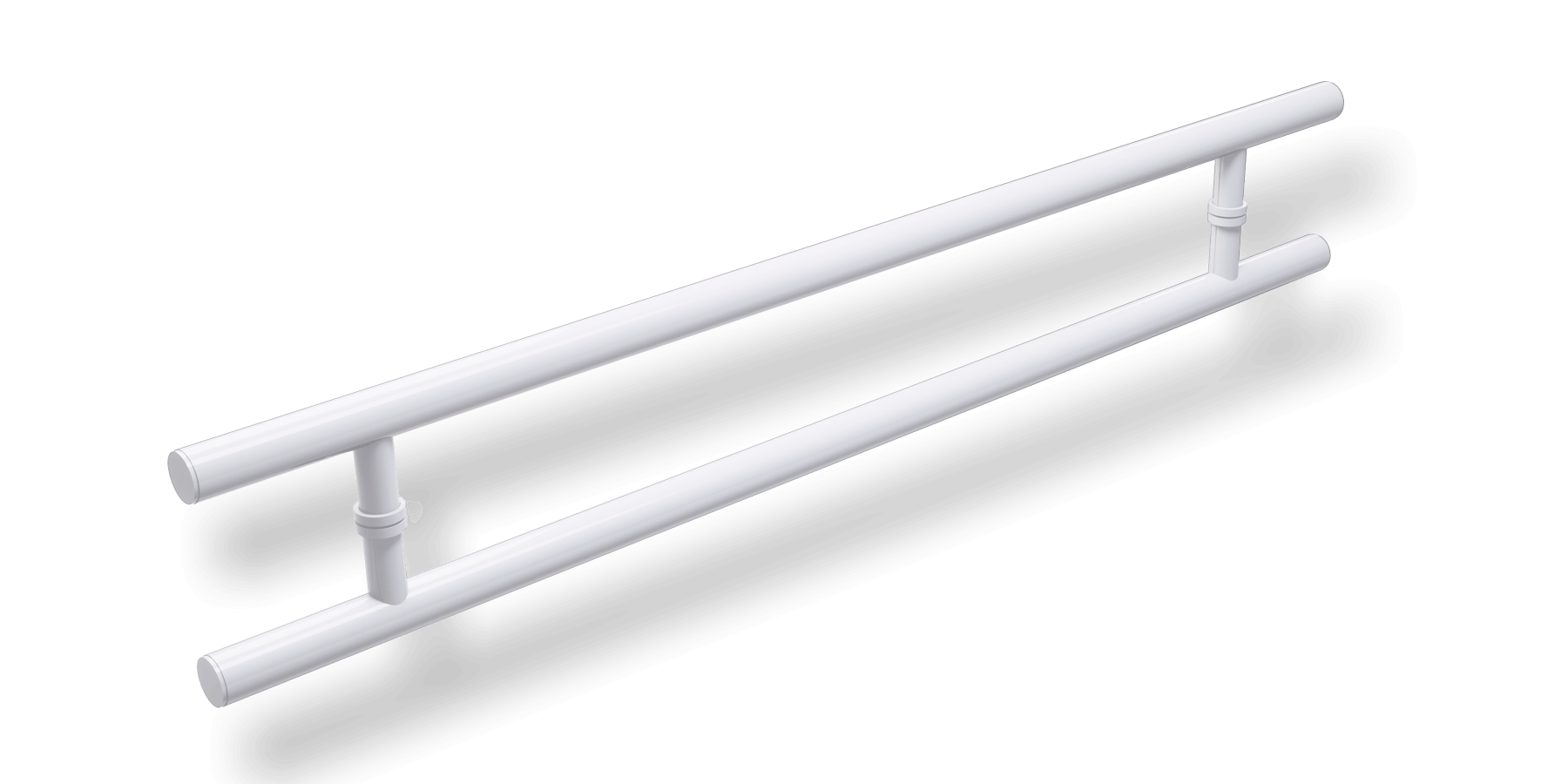 Puxador de alumínio modelo Londres Branco