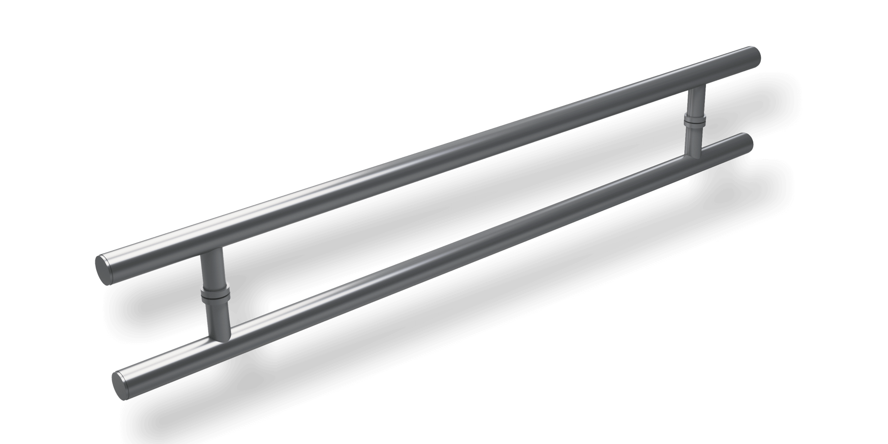 Puxador de alumínio modelo Londres Escovado