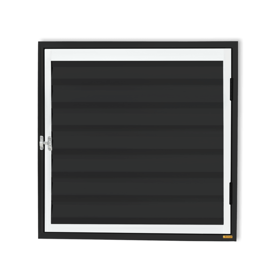 Abrigo de Água ou Gás de Alumínio Mix Preto