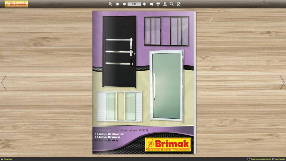 Catálogo Virtual Esquadrias de Alumínio Brimak
