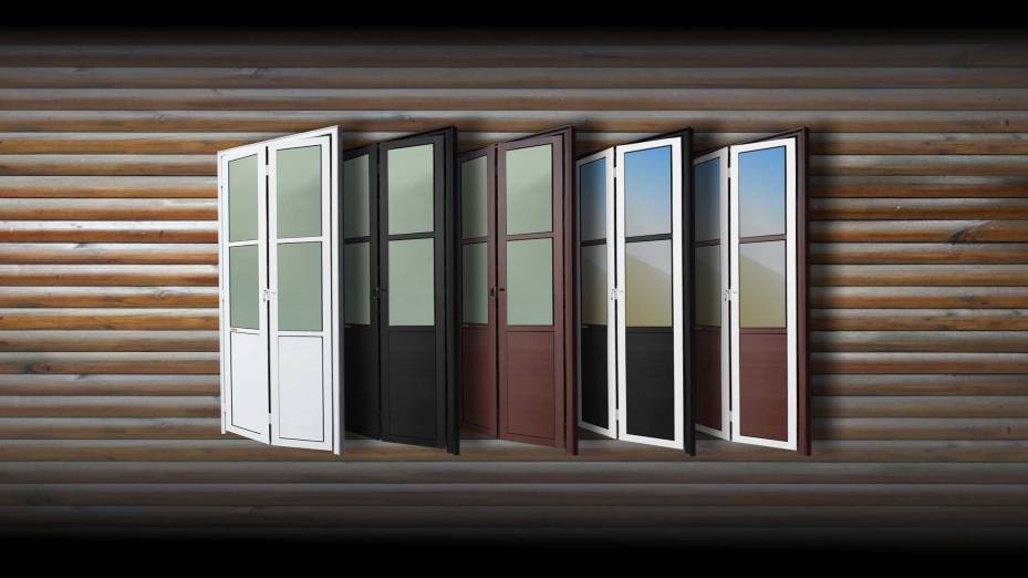 Portas camarão de alumínio L-25