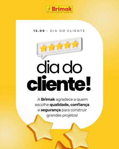 Hoje é dia do Cliente