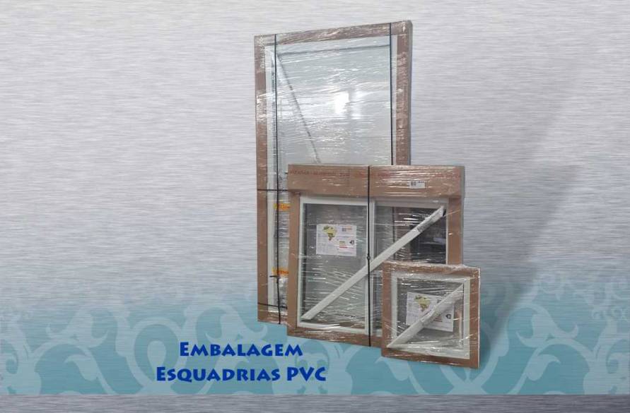 Embalagem esquadrias pvc