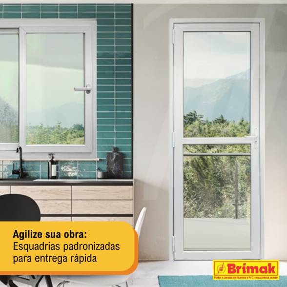 Esquadrias de PVC Padronizadas