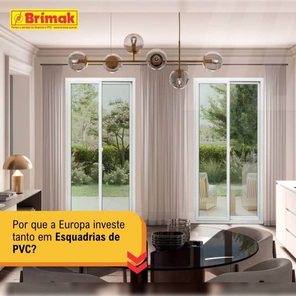 Por que Esquadrias de PVC são tão vendidas na Europa ?