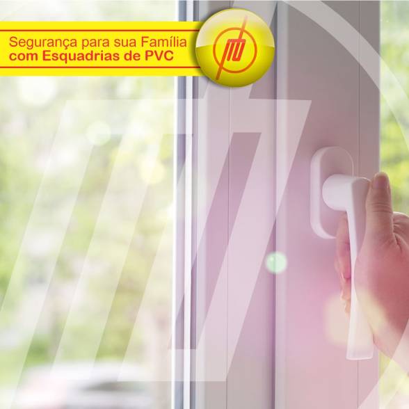 segurança com portas e janelas de PVC!