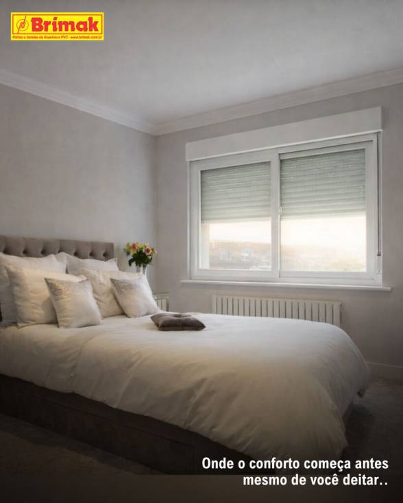 Janelas com persiana Integrada