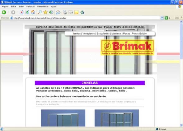 Novo Site - www.brimak.com.br