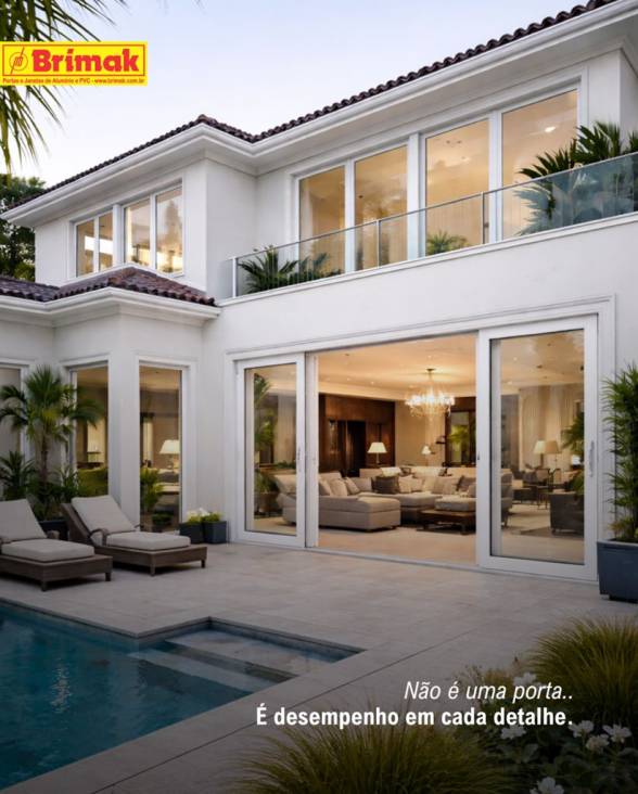 Desempenho em cada detalhe das Esquadrias Brimak