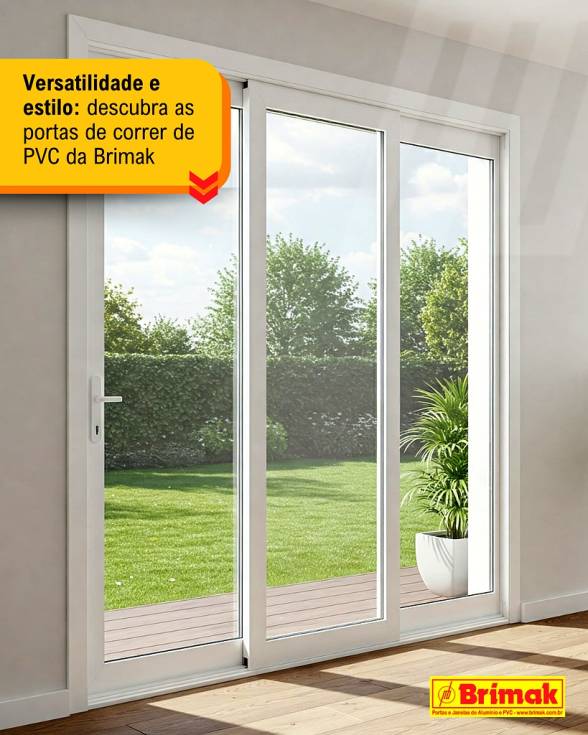 Descubra as Portas de Correr de PVC Brimak