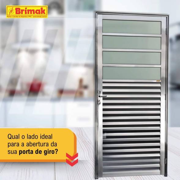 Saiba como identificar o lado de abertura de uma porta de Giro