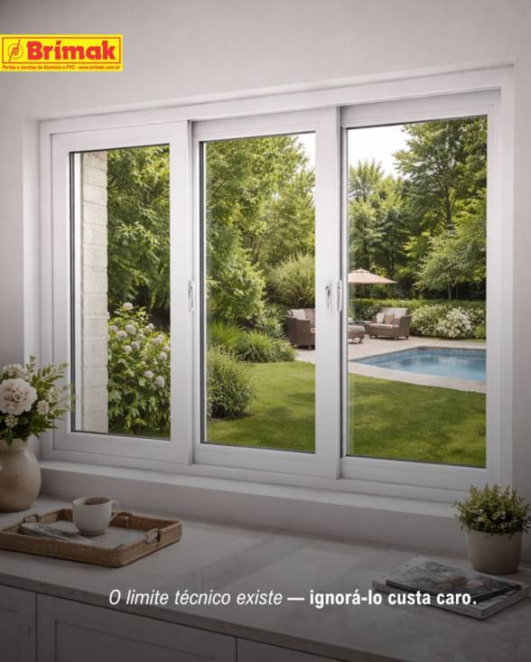 Limite técnico de cada esquadria