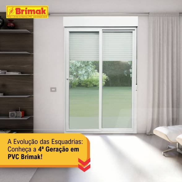 Esquadrias de PVC são a 4ª Geração de Esquadrias