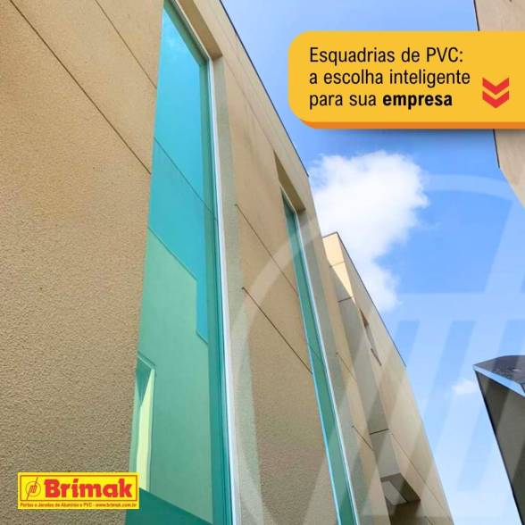 Esquadr8as de PVC Para empreendimentos comerciais