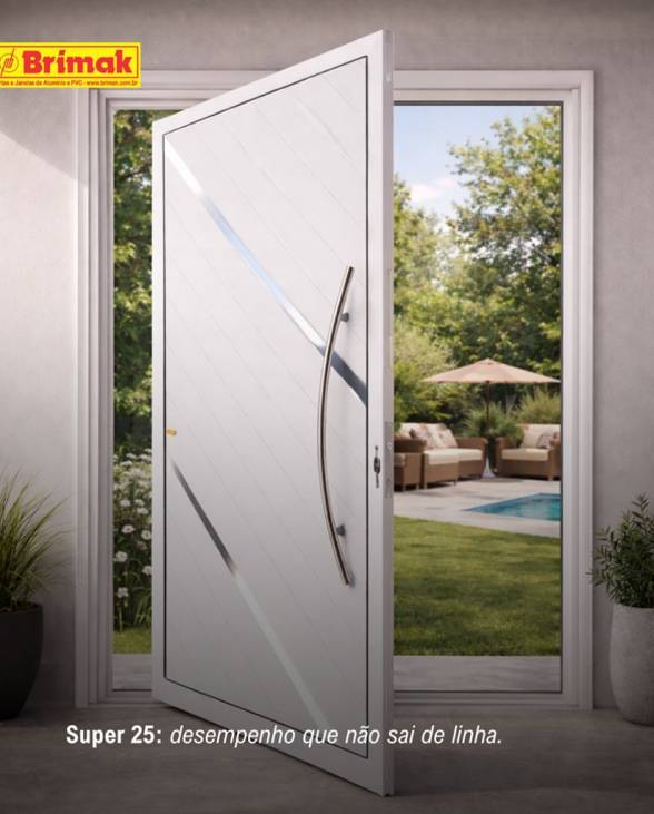 Linha Super 25 Portas Pivotantes BRIMAK