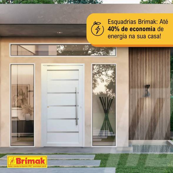 Esquadrias de PVC proporcionam economia de energia